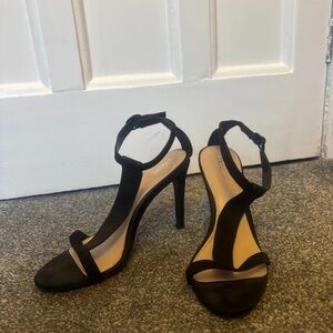 Next Black Strappy Heels